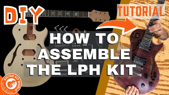 Semi-Hollow Single Cutaway guitar kit assembly series