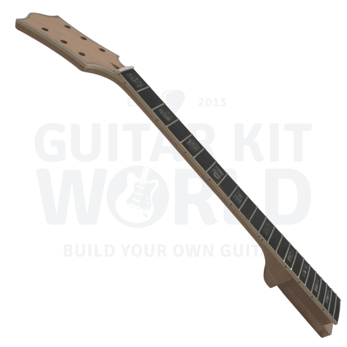 Semi Hollow Mahogany LP style body Guitar Kit with Ebony Fretboard - Guitar Kit World