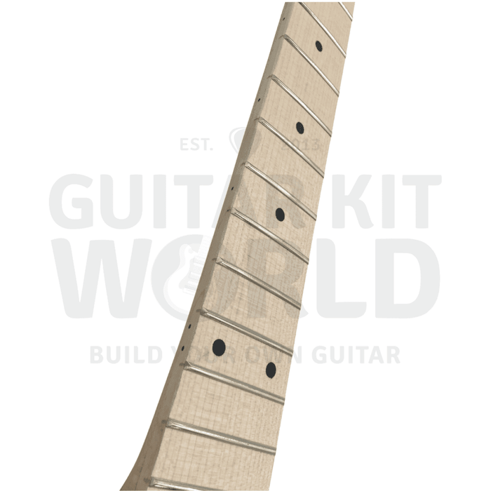 Basswood TE Guitar Kit w/ Maple Neck, Chrome Hardware