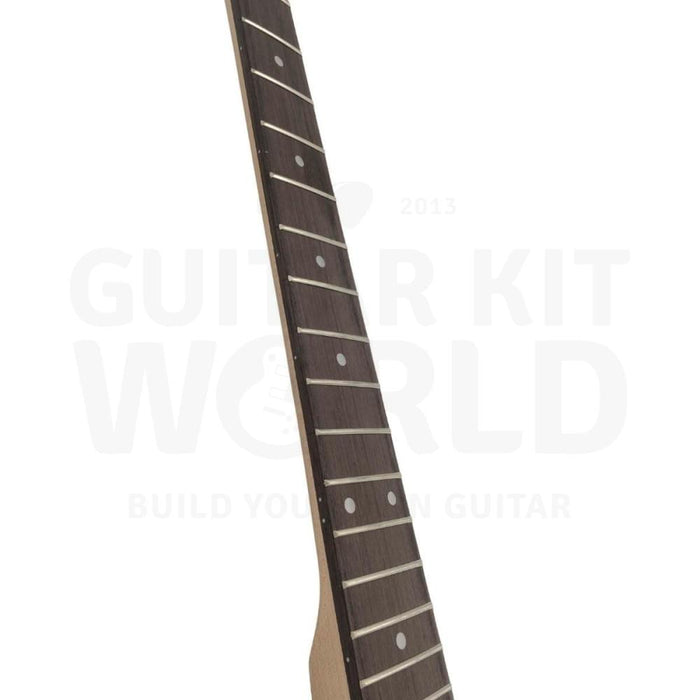 Semi-Hollow Ash TE Guitar Kit with Zebrawood Body Top