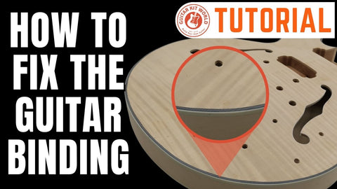 How do you fix the guitar binding?