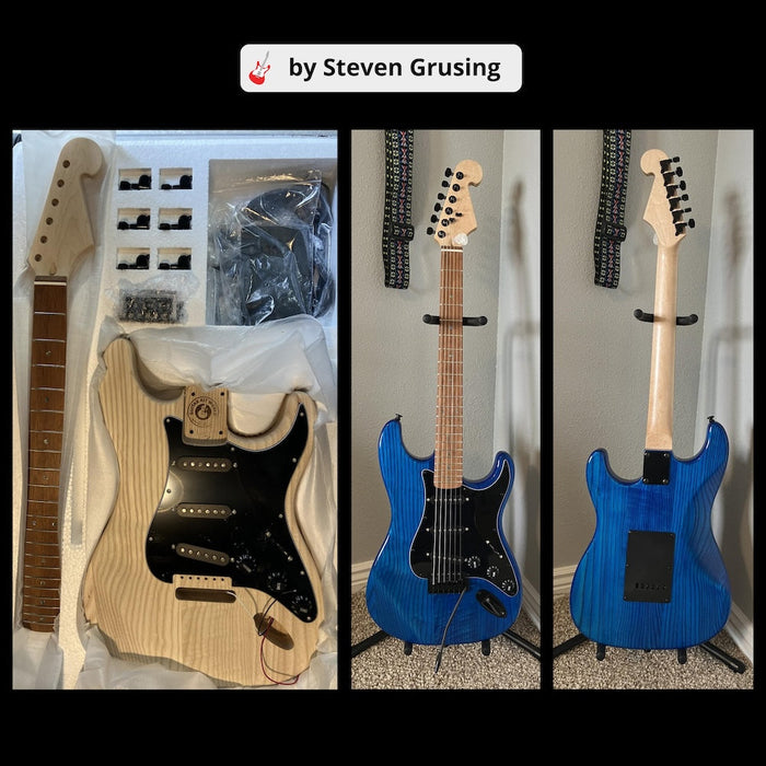 How to Plug and Redrill Bridge Holes on a Guitar Body