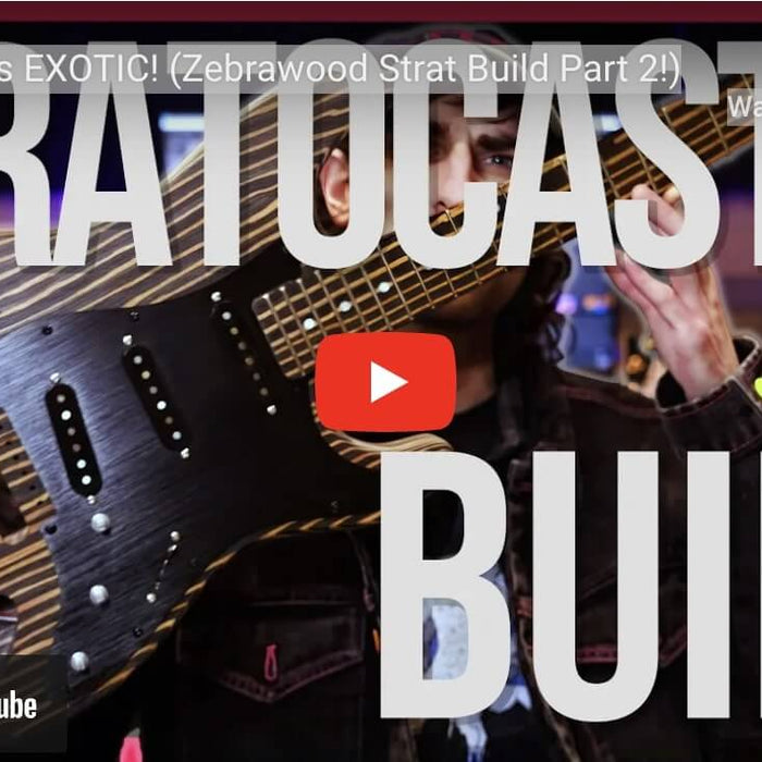 Exotic Zebrawood DIY Guitar Building with MixWithABD