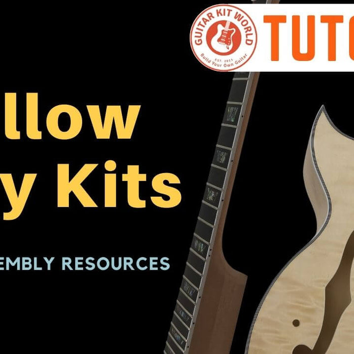 Hollow body guitar kit assembly manual