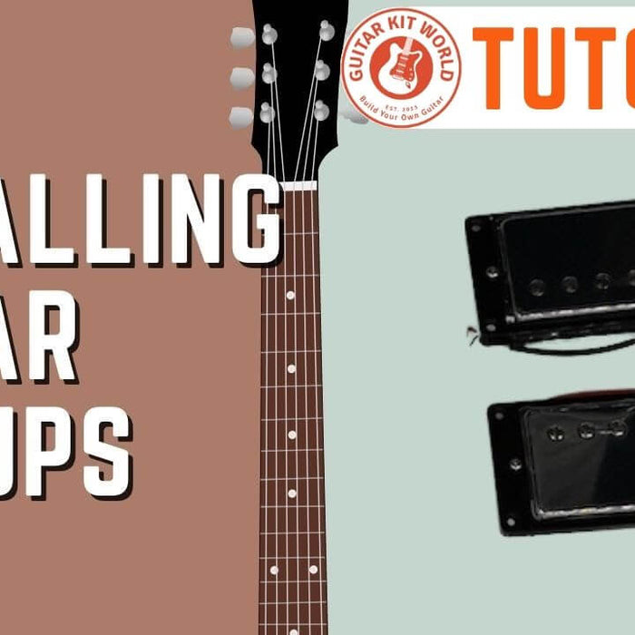 How do you install the guitar pickups?