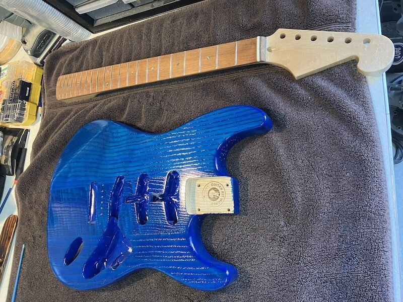 Neck Assembly for Kit Guitars