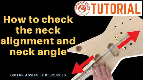 How to check the neck alignment and neck angle