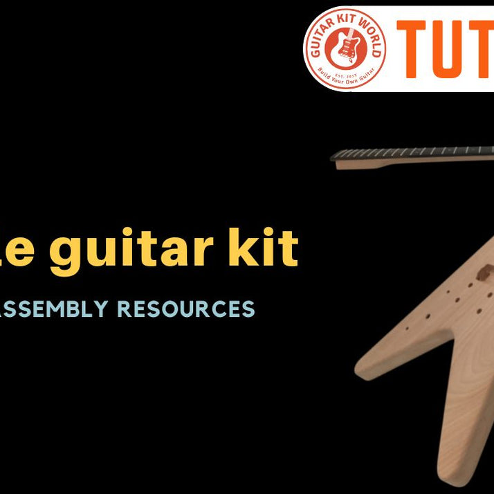 DIY Guitar Kit HowTo Instructions