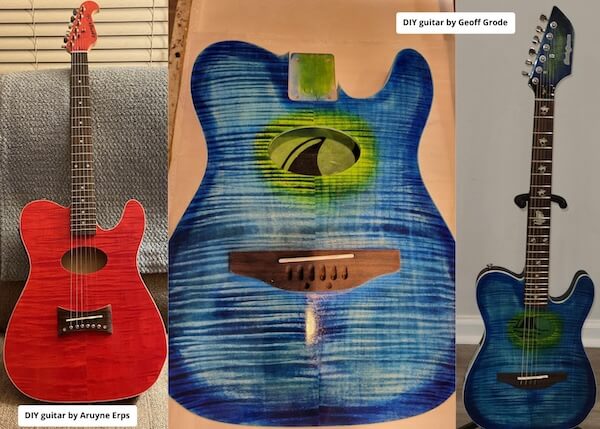 Acoustic Electric Guitar Kit With Equalizer Assembly Manual