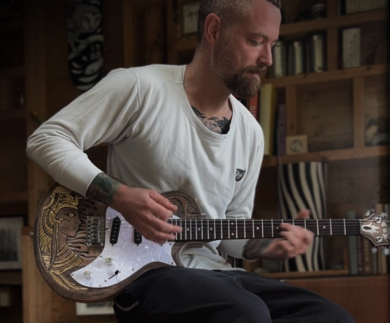 Carving Ancient Egypt into a Guitar with Peter-John de Villiers