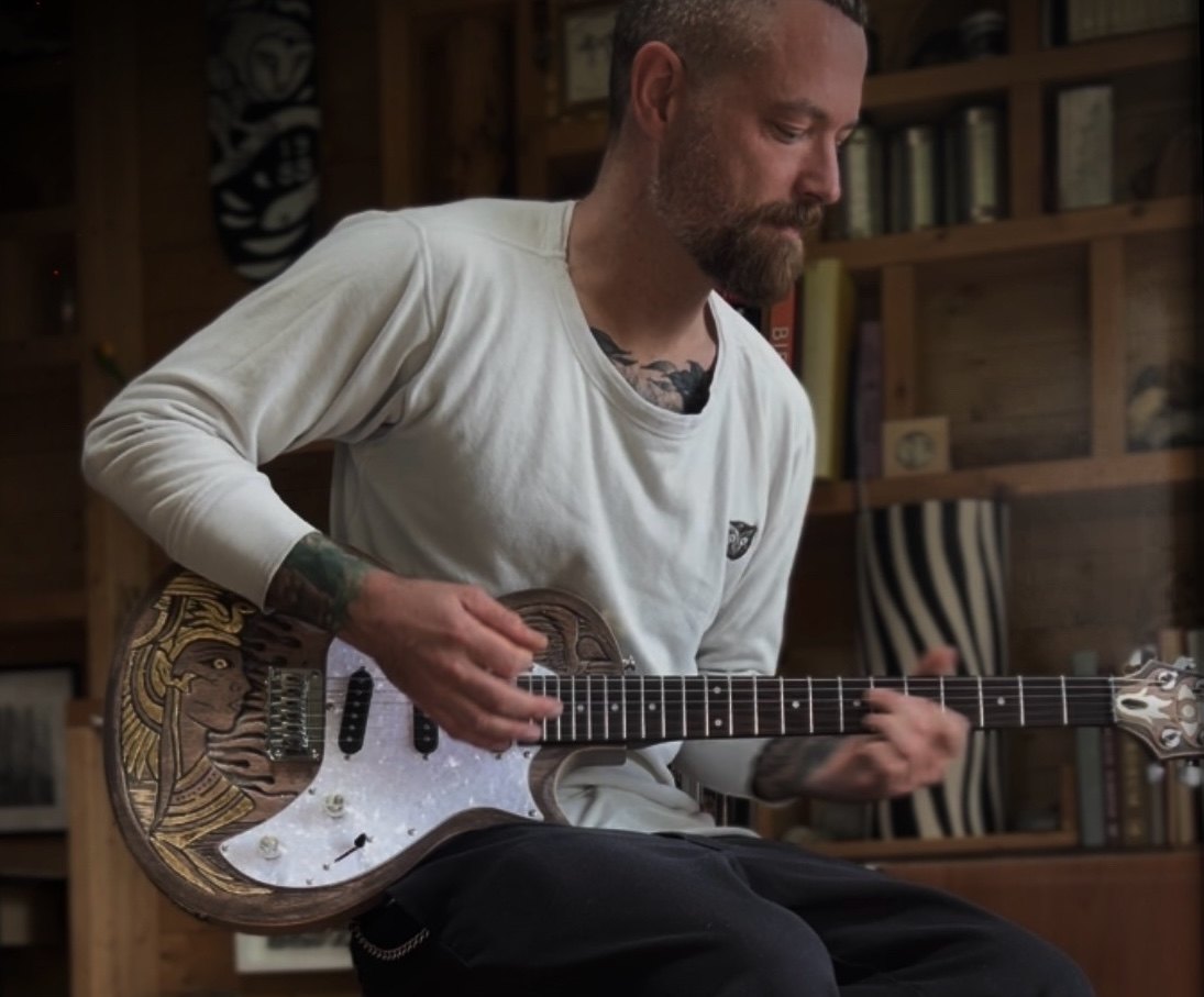Carving Ancient Egypt into a Guitar with Peter-John de Villiers