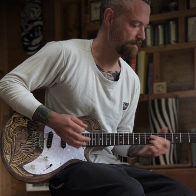 Carving Ancient Egypt into a Guitar with Peter-John de Villiers