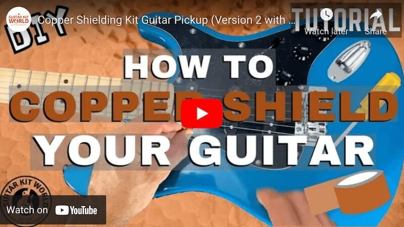 Copper Shielding Kit Guitars | Guitar Kit World