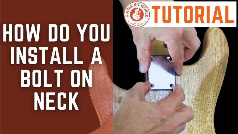 How do you install a bolt on neck?