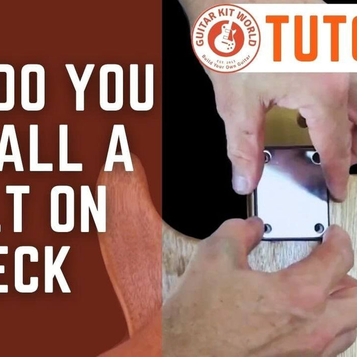 How do you install a bolt on neck?