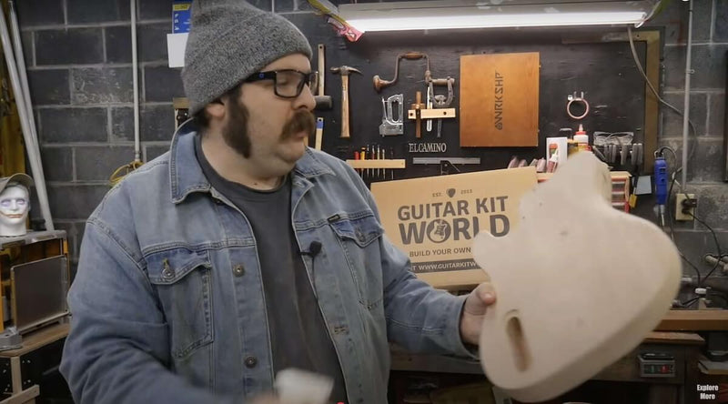 Building a Blank DIY Guitar Kit from Start to Finish