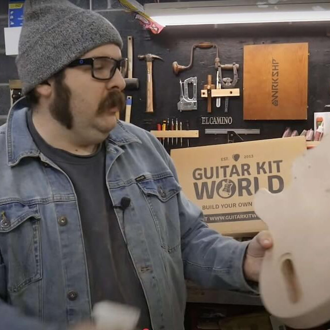 Building a Blank DIY Guitar Kit from Start to Finish