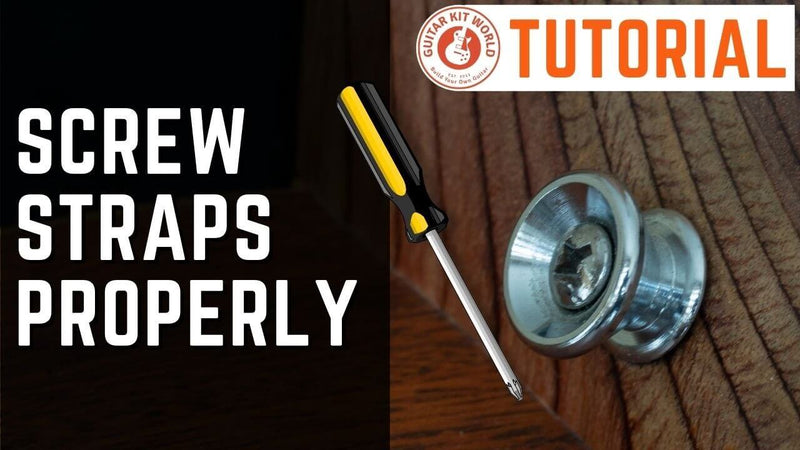 How Do I Properly Screw The Strap Holes?