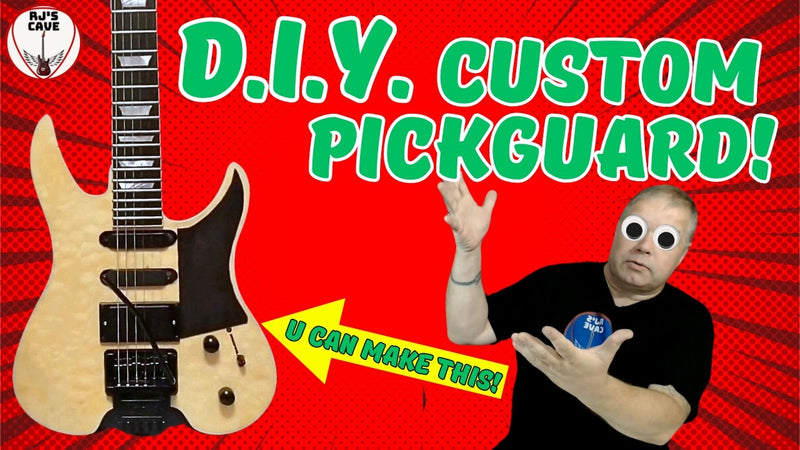 How to make a pickguard using home supplies