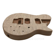 NI-RMFB-5264 body from the bass side, routed pickup and bridge cavities - Guitar Kit World