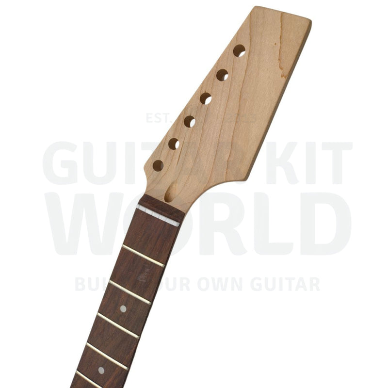 Alder Body Semi-Hollow S-Style Guitar Kit With Quilted Maple Veneer