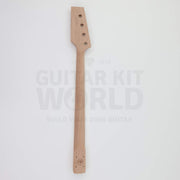 Back of the mahogany bass neck