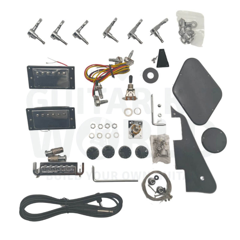 Standard L-style Guitar Kit with Mahogany Body and Neck - Guitar Kit World