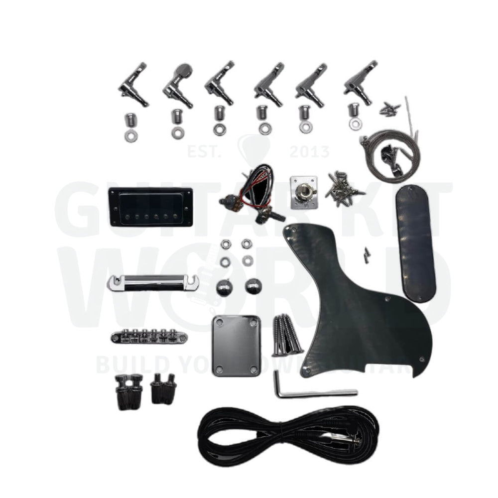 Blank Junior LP-Style DIY Guitar Kit with Rosewood Fretboard | GKW ...