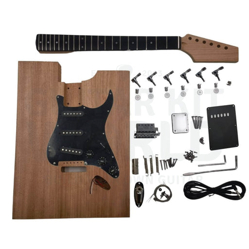 S-Style Blank Guitar Kit With Mahogany Neck And Body St