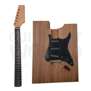 S-Style Blank Guitar Kit With Mahogany Neck And Body St