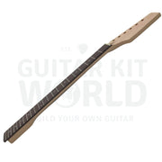Blank T-style DIY guitar kit with mahogany body and rosewood fretboard - Guitar Kit World