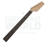 Blank T-style DIY guitar kit with mahogany body and rosewood fretboard - Guitar Kit World