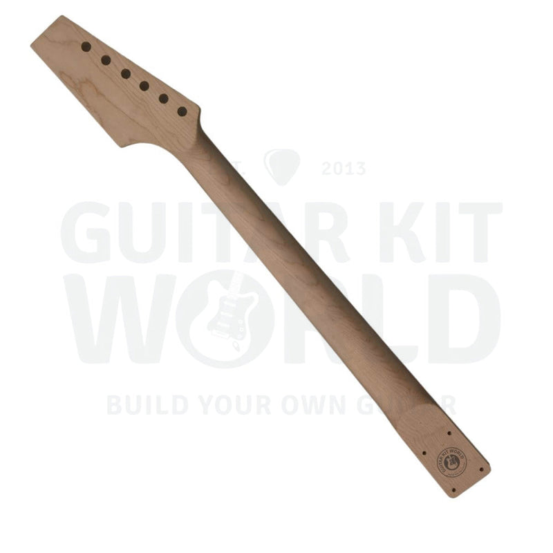 Blank T-style DIY guitar kit with mahogany body and rosewood fretboard - Guitar Kit World