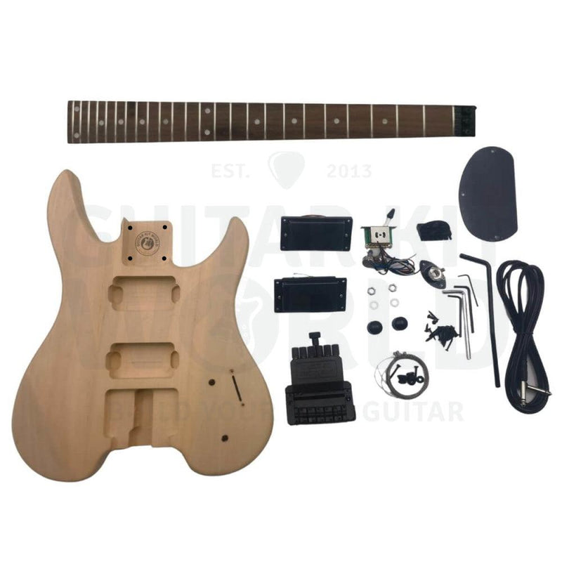 Basswood Headless Guitar With Dot Inlay Maple Neck