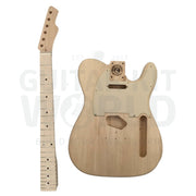 Basswood Te Guitar Kit W/ Maple Neck Chrome Hardware