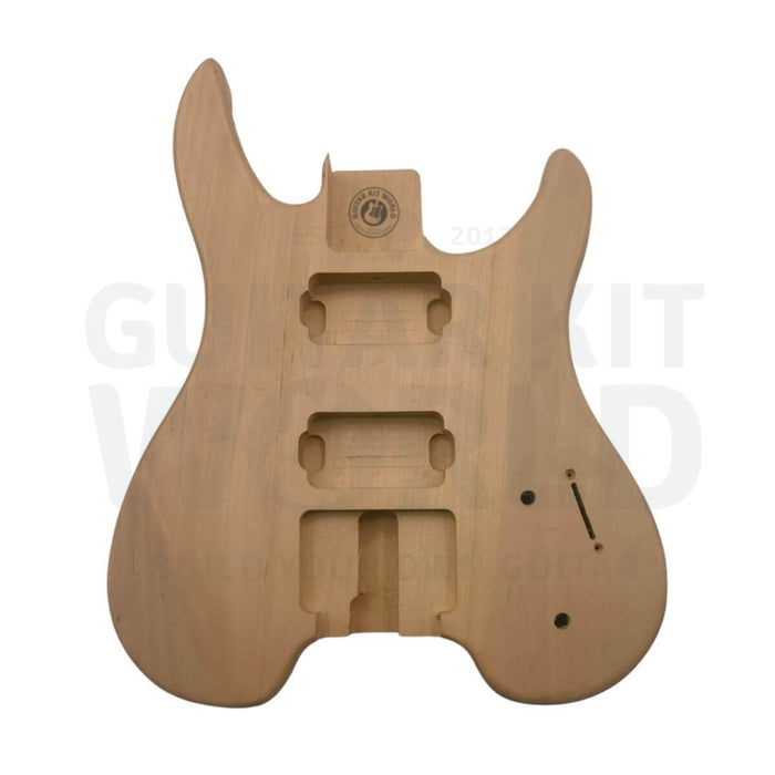 Basswood Headless Guitar Kit With Rosewood Fretboard Maple Neck Hl