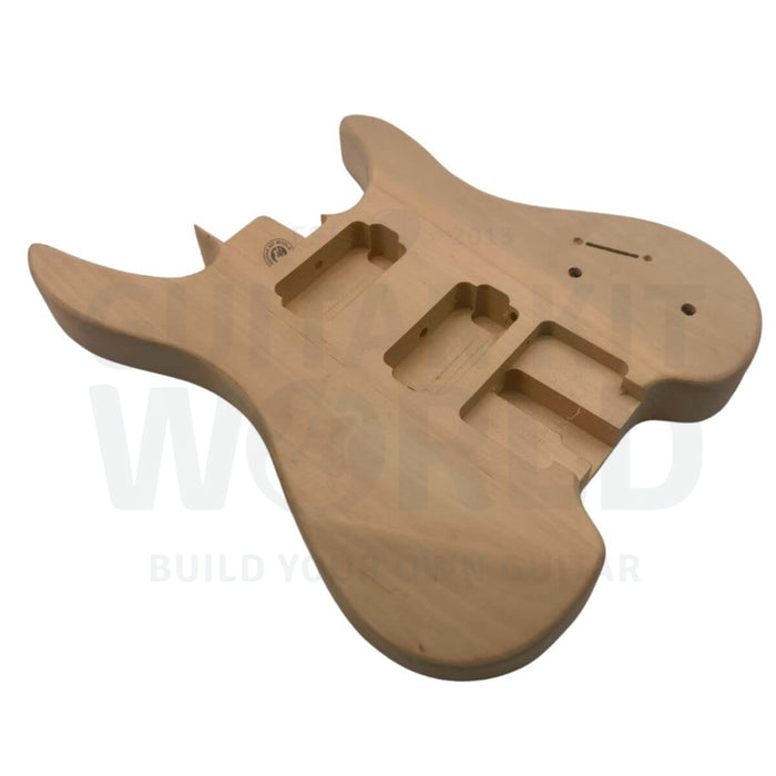 Basswood Headless Guitar Kit With Rosewood Fretboard Maple Neck Hl