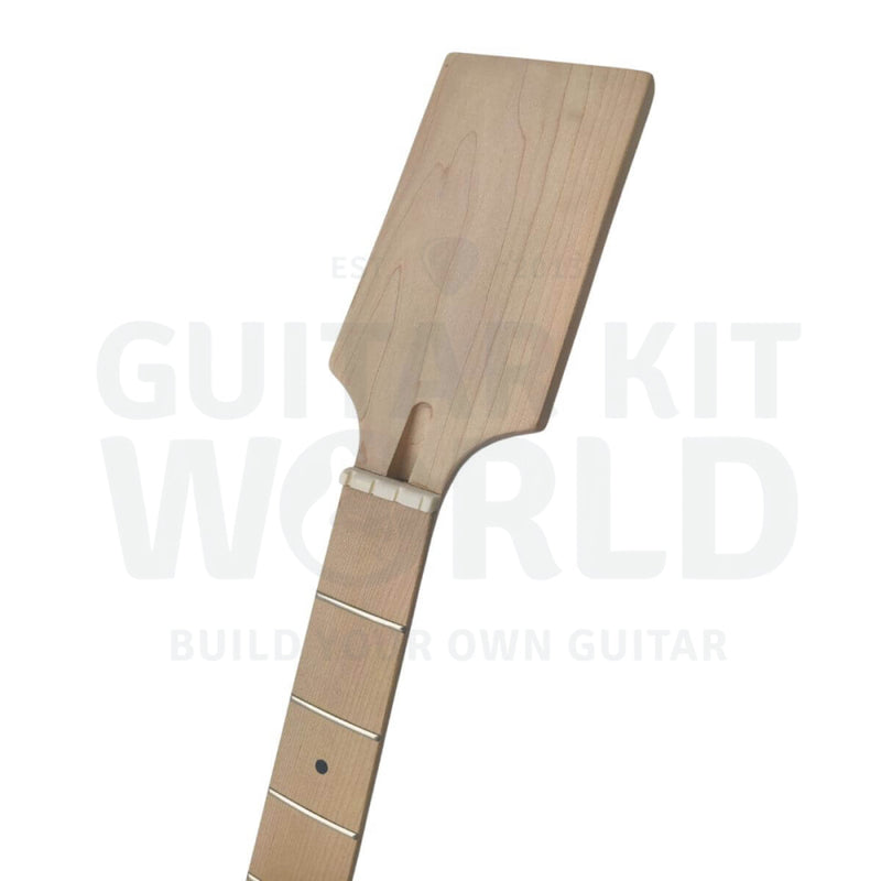 Blank Bass Guitar Kit with Maple Neck and Fretboard - Guitar Kit World