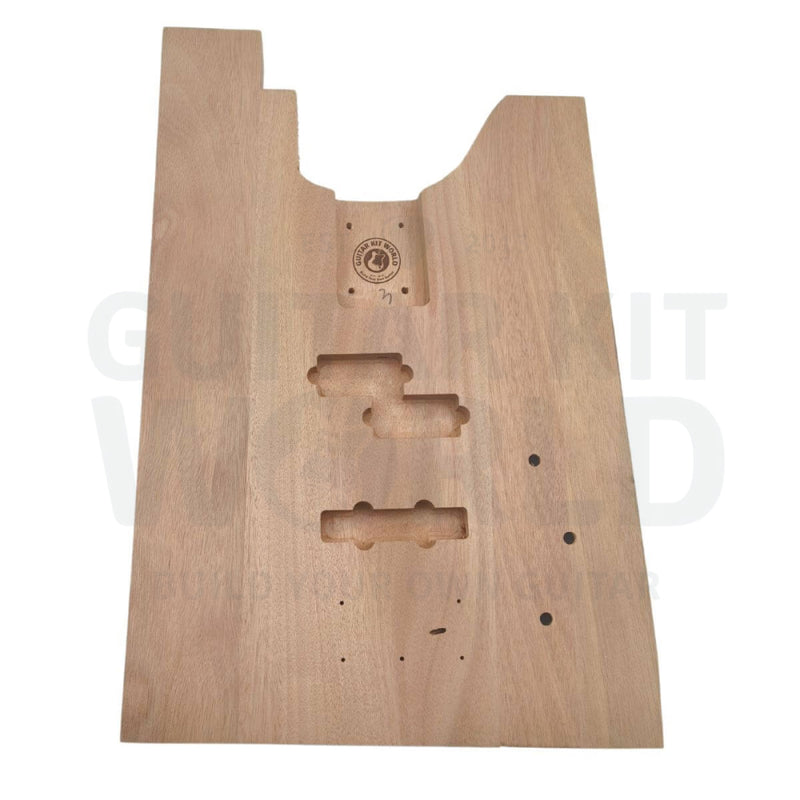 Blank Bass Guitar Kit with Maple Neck and Fretboard - Guitar Kit World