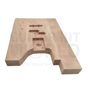 Blank Bass Guitar Kit with Maple Neck and Fretboard - Guitar Kit World