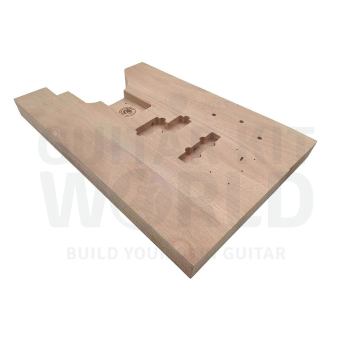 Blank Bass Guitar Kit with Maple Neck and Fretboard