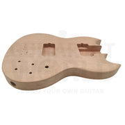 Devil-Horn maple bass neck with rosewood fretboard and pearl white dot inlays, full length