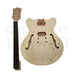 Semi-Hollow E35 Guitar Kit with Quilted Maple Top & Ebony Fretboard - Guitar Kit World