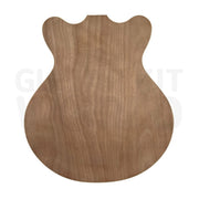 Semi-Hollow E35 Guitar Kit with Quilted Maple Top & Ebony Fretboard - Guitar Kit World