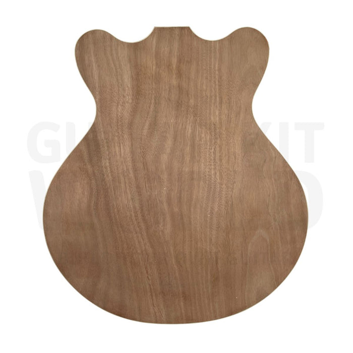 Semi-Hollow E35 Guitar Kit with Quilted Maple Top & Ebony Fretboard - Guitar Kit World