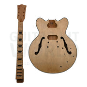 Maple E35 Semi - Hollow Guitar Kit With Fretboard E335
