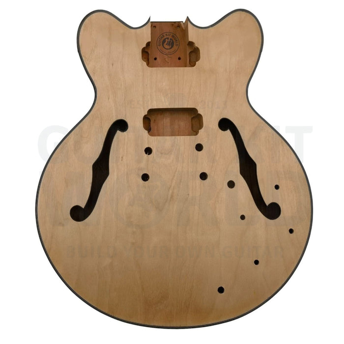 Maple E35 Semi - Hollow Guitar Kit With Fretboard E335