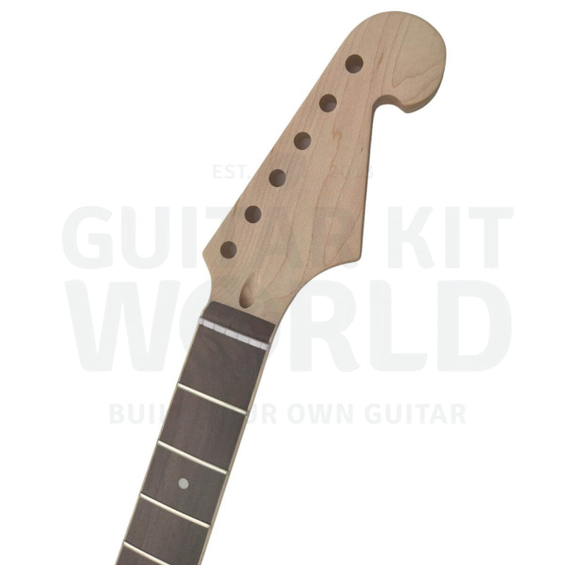 Mahogany Body Jg-Style Guitar Kit With Skunk Stripe Maple Neck