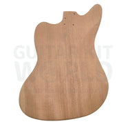 Mahogany Body Jg-Style Guitar Kit With Skunk Stripe Maple Neck