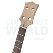 Short-Scale Mahogany G-style Bass Guitar Kit with Maple Neck - Guitar Kit World